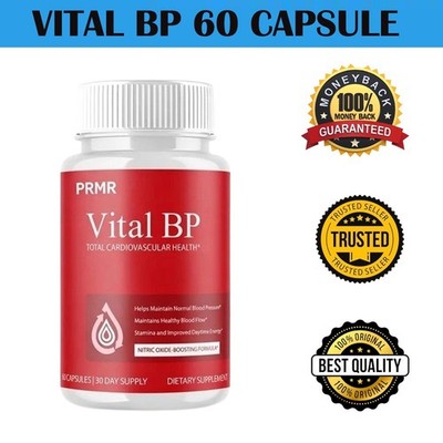 (1 Pack) Vital BP Advanced Blood Support Vitamin Formula VitalBP 60 Capsules USA
