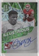 2017 Spectra Illustrious Legends Neon Green Prizm 6/10 Priest Holmes Auto 03jz