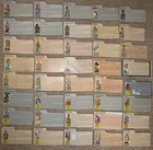 GI JOE - LOT OF 40 VINTAGE FILE CARDS - Snake-Eyes, Storm Shadow, etc - GIJOE