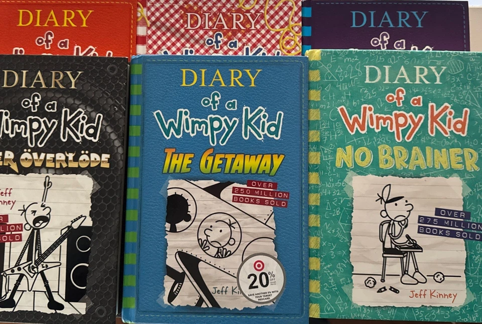 6 Diary of a Wimpy Kid Book Collection Lot Set Hardcover - Image 3 of 3