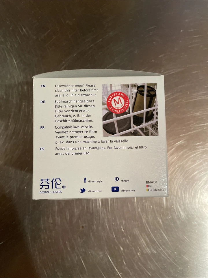 Cesta de preparación de té Finum mediana para té de hojas sueltas Foto 4 de 4