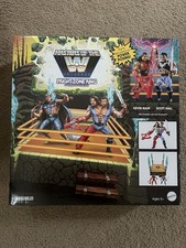 Masters of the WWE Universe Fright Zone Ring Playset the HORDE NWO Nash Hall MIP