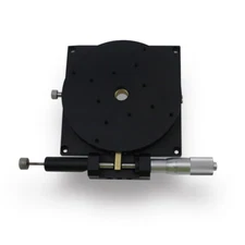 RJ125-L 360° Rotation Φ125mm High Precision Manual Stage R Axis Sliding Platform