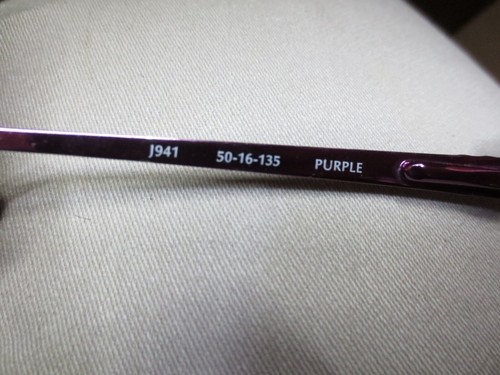Jones New York Eyeglasses Frame J941 Women's Purple Full Rim Car Eye 50-16-135 - 第 6/7 張圖片