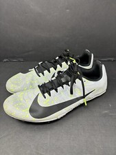 Nike Zoom Rival S 9 Pure Platinum Speckled Men's Size 12 US w/spikes Missing 1 