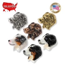 Creative Pewter Designs Australian Shepherd Dog Lapel Pin or Magnet, D016