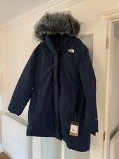 Women’s North Face Arctic Parka Coat Navy Blue Plus Size 2x