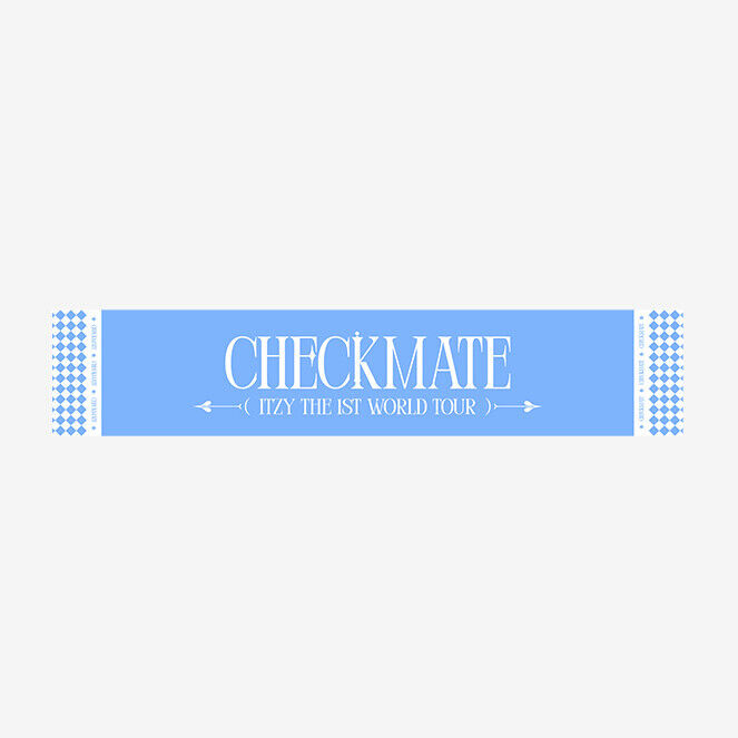 ITZY THE 1ST WORLD TOUR CHECKMATE OFFICIAL GOODS PHOTO SLOGAN NEW