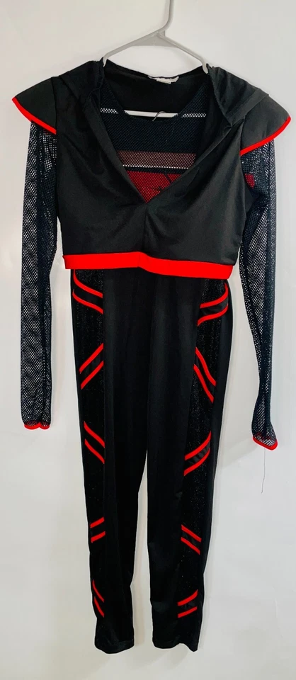 Sexy Mono con Capucha Luchador Dragón Ninja Guerrero Niña Halloween Adulto Disfraz M Foto 2 de 4