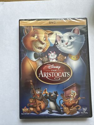 The Aristocats (DVD, 1970) Brand New Factory Seal Free Shipping Buy Get  Free 786936820591|