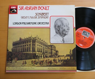 ASD 2856 Adrian Boult Schubert Great C Major Symphony EMI Stereo NEAR MINT