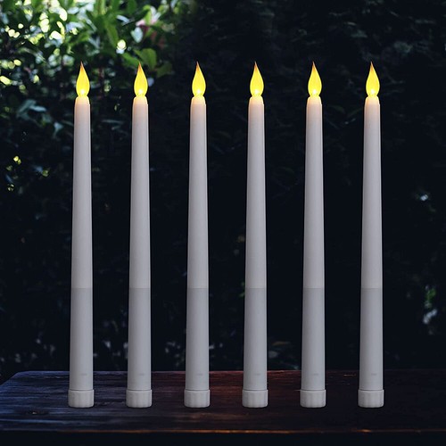 LED Simulation Candle Lights Flameless Taper Candles Battery Party Decor Light - Picture 30 of 41