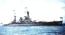 ROYAL NAVY BATTLECRUISER HMS RENOWN IN 1922