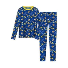 SONIC the HEDGEHOG Insulating Warm Underwear Pants & Top Set Boys Size 10-12 $30