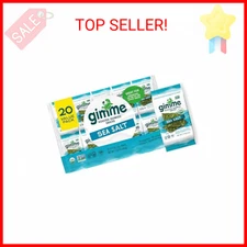 Gimme Seaweed - Sea Salt - 20 Count - Organic Roasted Seaweed Sheets - Keto, Veg