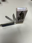 CASE XX # 10719 JOHN WAYNE NAVY BLUE BONE SMOOTH TRAPPER SS  — photo 1