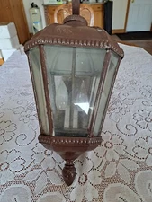 Canarm Vintage Outdoor Lantern 2 Bulb Vintage Wall Sconce Aluminum Diecast