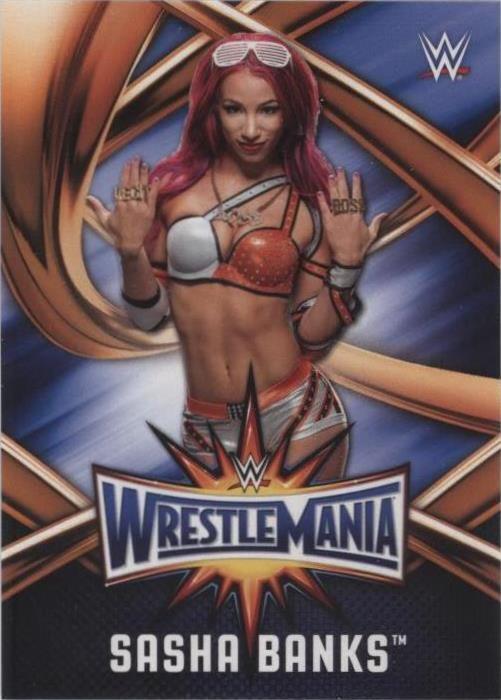 2017 Topps WWE Road to Wrestlemania - Sasha Banks #WMR-16 - 1 of 1