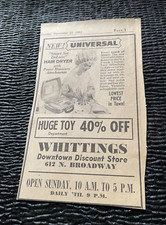 Whittings Discount Store Milwaukee Advertising 1963 Newspaper Garfield Church