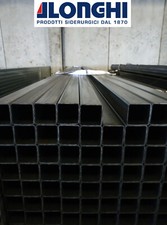 TUBOLARE FERRO ACCIAIO QUADRO 50X50X2 mm. BARRA PROFILO 3 PEZZI da 2 METRI