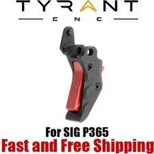 Tyrant CNC IntelliFire Trigger Upgrade for SIG SAUER P365 -  Red Safety