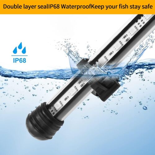 LED Aquarium Lampe 19cm-90cm Leuchten Mollusken Beleuchtung RGB Aquariumleuchte - Bild 11 von 40
