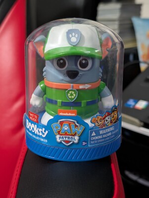 Paw Patrol BOOKSY ROCKY Mini Figure & Miniature Book NEW