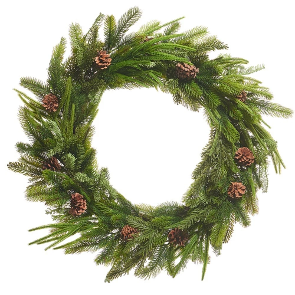 Raz Imports Pine and Pinecone Wreath