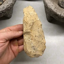 MLC s4059 Flint Celt Spade Knife Blade Arrowhead Monroe Co Illinois Artifact