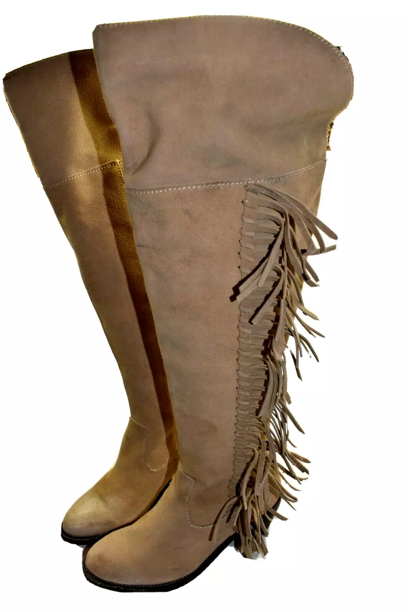 Corral fringe store leather western boot
