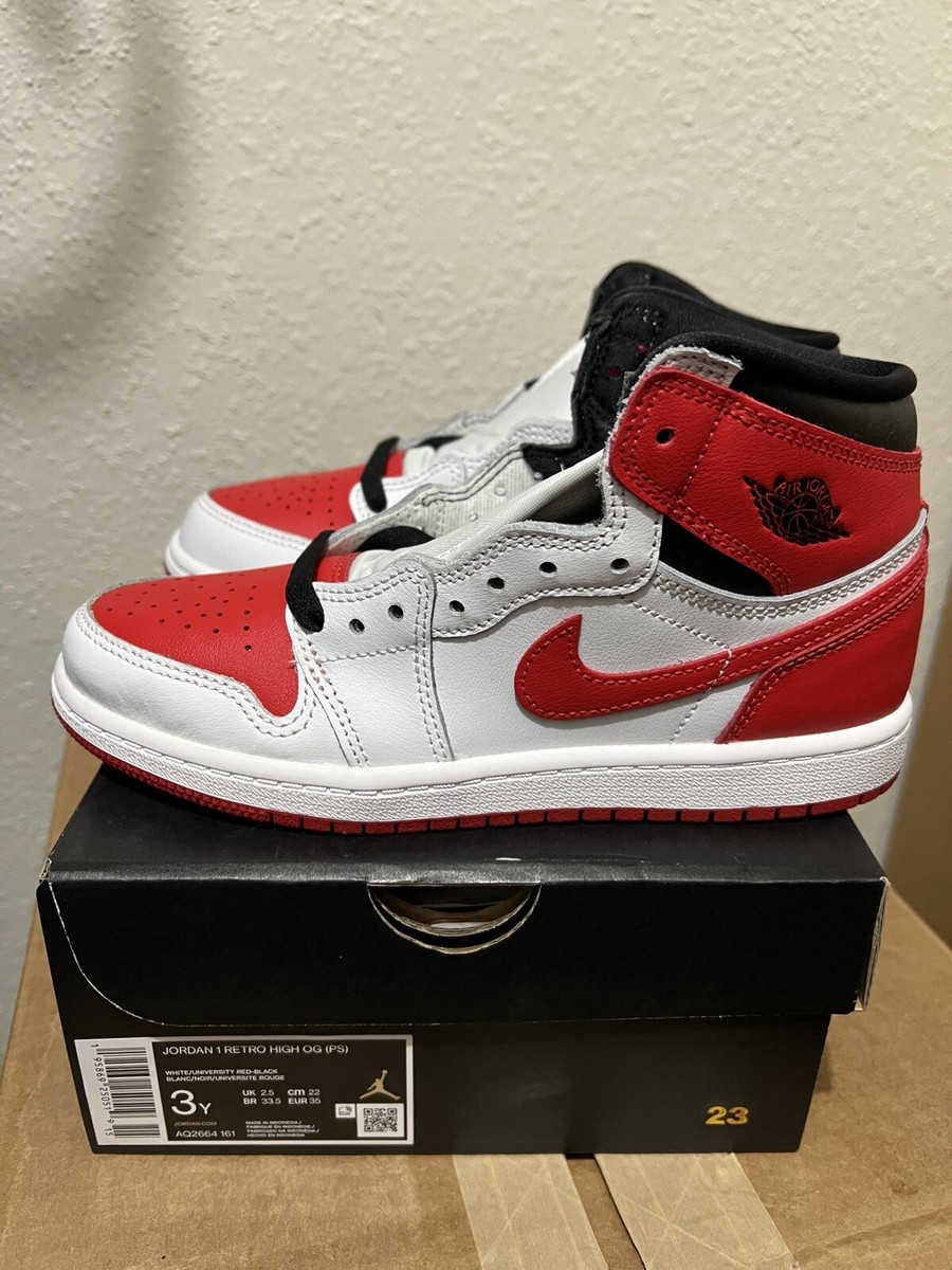 Size 3Y Jordan 1 Retro High OG Heritage (PS) AQ2664-161 | eBay