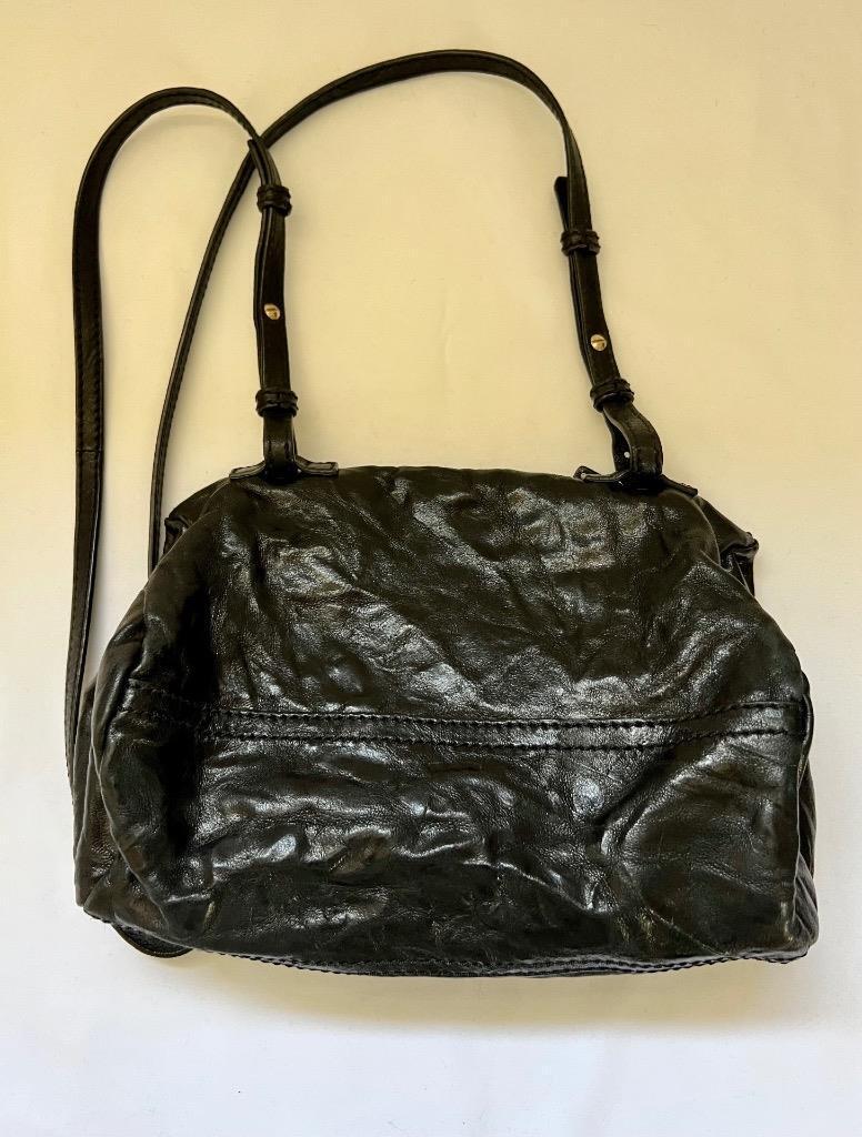GIVENCHY Black Crinkled Calf Leather Small GIVENCHY Black Crinkled Calf Leather Small