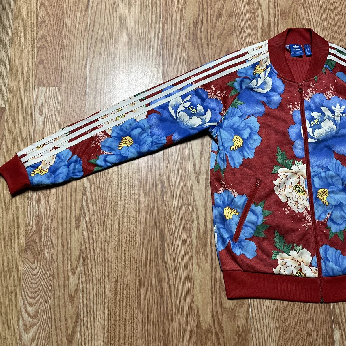 Adidas Originals Chita Floral Track Jacket Womens Medium BJ8417