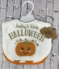   Baby First Halloween  Bib 2 Piece Set.NWT
