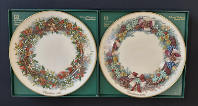 Complete Set Of 13 Lenox Colonial Christmas Wreath 10.75