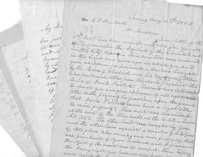 [Abraham Lincoln] Widow of Illinois Pioneer Sues Over Real Estate Dowry