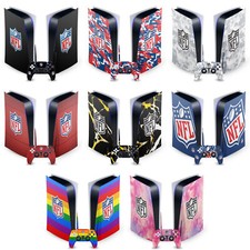 OFFICIAL NFL SHIELD VINYL STICKER SKIN DECAL FOR SONY PS5 DISC EDITION BUNDLE