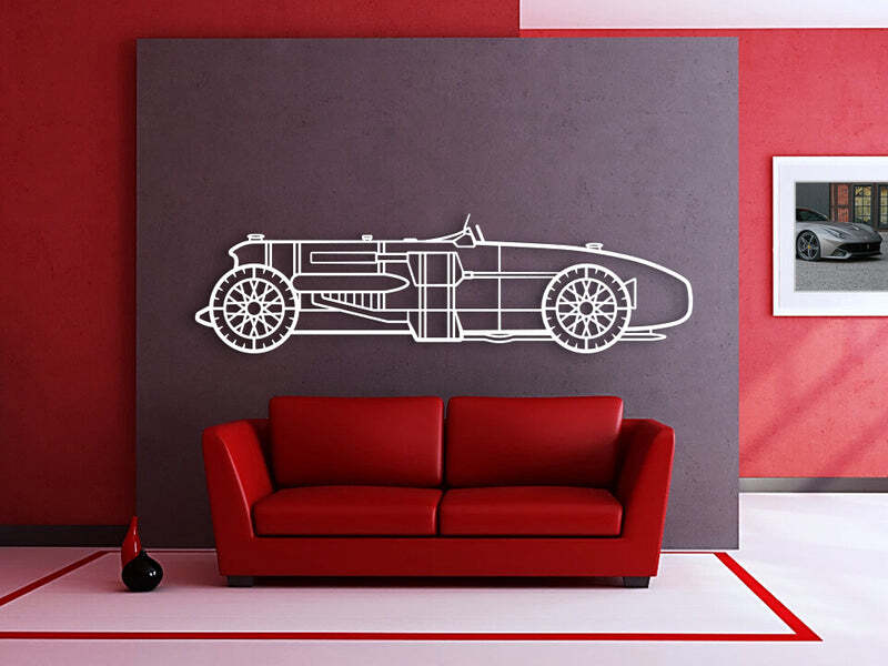 Wall Art Home Decor 3D Acrylic Metal Car Auto Poster USA 1933 Napier-Railton