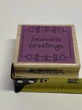 Season’s Greetings Rubber Stamp Studio G