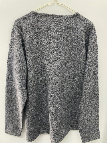 Vintage Robert Bruce Grubb Stuff Wollpullover Herren Large blau Henley USA L 0924 - Bild 5 von 7