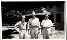 Handsome Men US Navy Soldiers Snapshot Military 1943 WW2 Era Vintage Photo