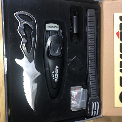 Aquatec T-REX Stainless Steel Multi-Purpose Diving Knife | eBay