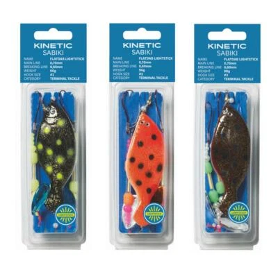 Kinetic Sabiki Flatdab Lightstick Buttvorfach m. Knicklicht 60g/90g Buttlöffel