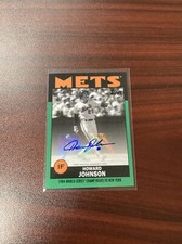 2021 Topps X ESPN Howard Johnson Once Upon A Time Green Auto 67/99 SP