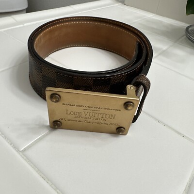 louis vuitton belt men RARE Authentic