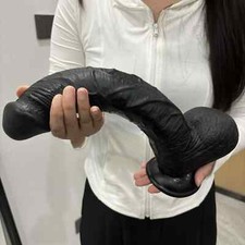 Huge-Dildo-Thick-Girth-Dong-Large-Wide-Thick-Realistic-Black-Big-Giant-Cock-US