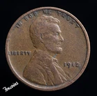✅  1912 Lincoln Wheat Cent - V. FINE+
