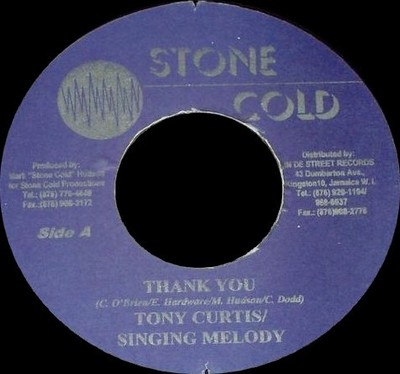 Tony Curtis & Singing Melody - Thank You  (7'')
