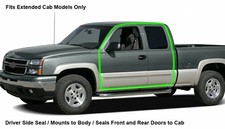 New LH Extended Cab Door Seal Weatherstrip Fo...