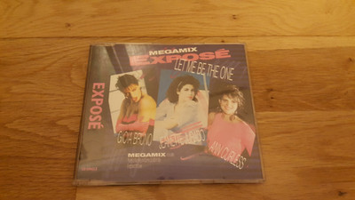 EXPOSE LET ME BE THE ONE CD SINGLE RARE ARISTA RISCD 45 MEGAMIX